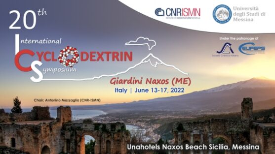 20th INTERNATIONAL CYCLODEXTRIN SYMPOSIUM – GIARDINI NAXOS (ME)