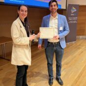 Mario Prosa (primo ricercatore CNR-ISMN) e Katarina Ilic (Voltera)