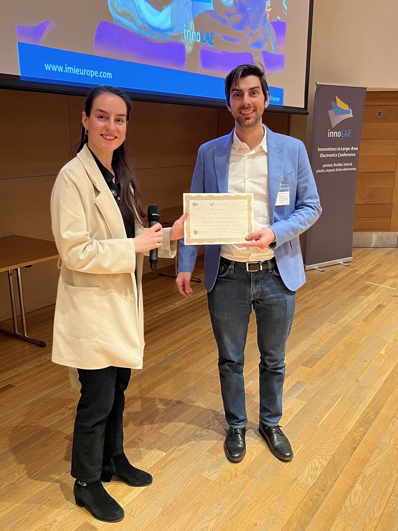 Il ricercatore Mario Prosa dell’Istituto ISMN premiato come Miglior Oratore alla Conferenza InnoLAE 2026